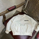 Boy Jacket Men's Spring and Autumn Children's Korean-Style Baseball Uniform Fashionable Jacket Western Style