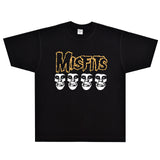 Rock Star T Shirt the Misfits Friday the 13Th T-shirt Rock Band American Vintage Short Sleeve