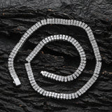 Zircon necklace double row copper tennis chain
