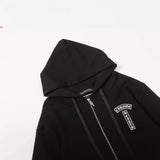 CHH Chrome Heart Hoodie Chromehearts Cross Hooded Zip Sweater