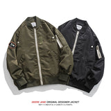 Men Baseball Jacket Spring Overalls Baseball Uniform Men Baggy Casual Jacket Motorcycle Jacket