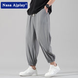 Nasa Sweatpants Men's Summer Loose Trendy All-Match Sports and Leisure