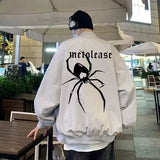 Unisex Baseball Jersey Spider Jacket Loose Hip Hop Loose Couple Baseball Jacket