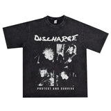 Rock Star T Shirt T-shirt Short Sleeve Loose Cotton Men and Women