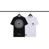 CHH Chrome Heart T Shirts Scroll Heart Gypsy Printed Crew Neck Short Sleeve T-Shirt