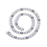 Zircon necklace devil's eye zircon tennis chain