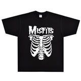Rock Star T Shirt the Misfits Friday the 13Th T-shirt Rock Band American Vintage Short Sleeve