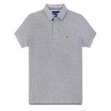 Tommy T Shirts Tommypolo Shirt Cotton Short-Sleeved T-shirt Men's Casual Polo Collar Embroidery