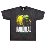 Rock Star T Shirt Radiohead the King of Limbs T-shirt Rock Band Loose Street Vintage Short Sleeve