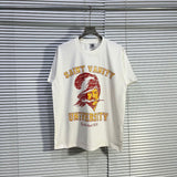 American saint t-shirt summer high street hip hop letterprinting short-sleeved t-shirt