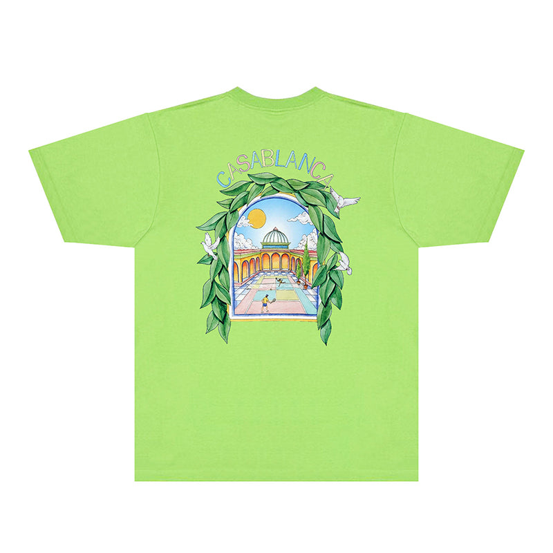 Casablanca T Shirts Fashion Print Street