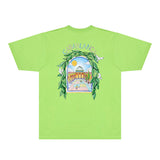 Casablanca T Shirts Fashion Print Street