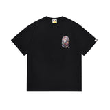 Cross-border wholesale summer classic ape camo lightning print cotton short sleeve t-shirt