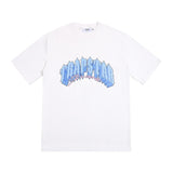[heavy weight double yarn] trapstar stitching tiger head embroider gradient letter short-sleeved t-shirt
