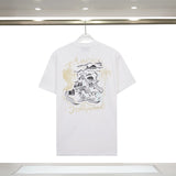 Foreign trade summer casa blanca letter print casual loose fit short sleeve t-shirt