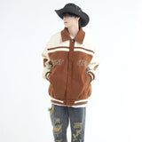 Unisex Baseball Jersey Spring and Autumn Lapel Baseball Jacket Jacket