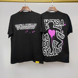 Cough syrup short-sleeved high-quality pure cotton round neck t-shirt fashionprinting breathable short-sleeved summer