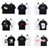Mm series export wholesale margiela simple style digital four-corner mark couple short-sleeved t-shirtpure cotton high quality