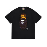 B@pe tshirtsssummer ape head little monkey camouflage short-sleeved round neck t-shirt