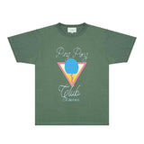 Casablanca T Shirts Fashion Print Street