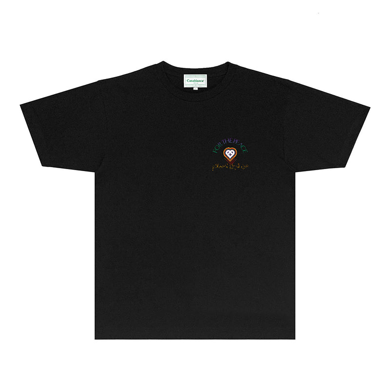 Casablanca T Shirts Fashion Print Street