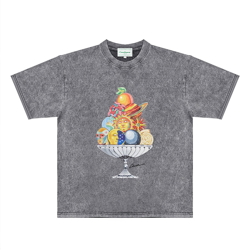 Casablanca Distressed T-Shirt