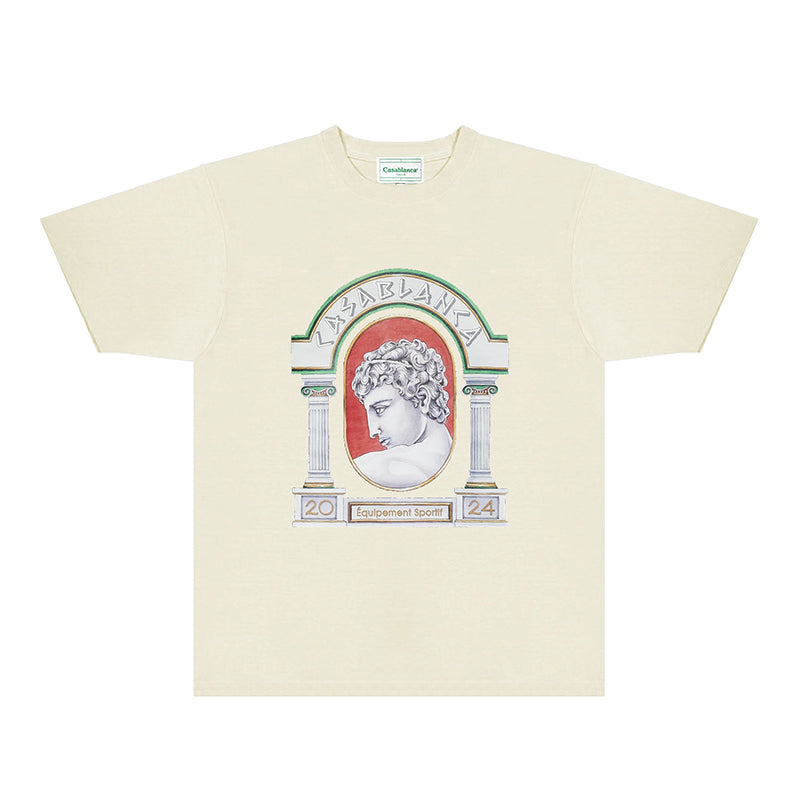 Casablanca T Shirts Fashion Print Street