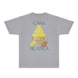 Casablanca T Shirts Fashion Print Street