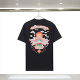 Foreign trade summer casa blanca letter print casual loose fit short sleeve t-shirt