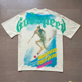 Godspeed T-Shirt Retro Fantasy Pattern