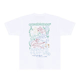 Casablanca T Shirts Fashion Print Street