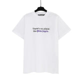 wholesale pa angel coconut tree flame letter logo graffiti paint short-sleeved t-shirt