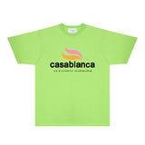 Casablanca T Shirts Fashion Print Street