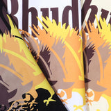 Rhude T Shirts gradual change color pattern print cotton short sleeves men and women