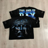Rare peaceloose t-shirt american street oversize oversized hot diamond short-sleeved t-shirt