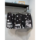 American asaali character print short sleeve t-shirt & trendy shorts set - summer collection