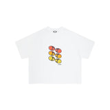 High-quality, niche, premium american-style short-sleeve t-shirt with trendy sanskrit letter print