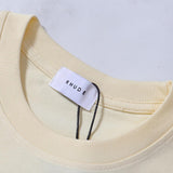 Rhude T Shirts World Map Printed Cotton Casual Short Sleeves Men and Women