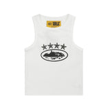 Wholesale crteiz basic devil's island printing sweatshirt american high street casual vest without