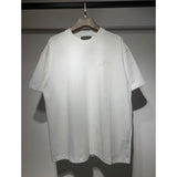 [gram] am peace dove flowing paint graffiti letter starry sky classic logo printing short sleeve couple t-shirt