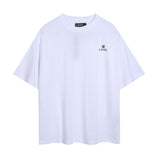 Wholesale foreign trade amir washed distressed tiger head number & letter logo short sleeve t-shirt