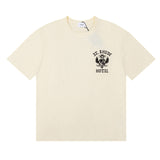 Rhude T Shirts Totem Simple Printing Cotton Casual Short Sleeve Men and Women