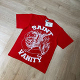 American saint t-shirt summer high street hip hop letterprinting short-sleeved t-shirt
