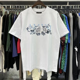 Wholesale amri little angel crane peace bird digital gradient letter logo couple's short set