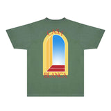 Casablanca T Shirts Fashion Print Street