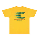 Casablanca T Shirts Fashion Print Street