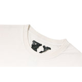 Vlone T Shirt Spring and Summer Embroidery Big V Letter