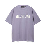 Fog icon double line essentials american high street summerloose couple short sleeve trendy heavy weight t-shirt