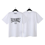 wholesale pa angel coconut tree flame letter logo graffiti paint short-sleeved t-shirt