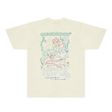 Casablanca T Shirts Fashion Print Street